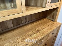 Oak Furniture Land Bevel Natural Solid Oak Large Dresser