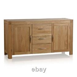 Oak Furnitureland Alto Natural Solid Oak Large Sideboard RRP £449.99