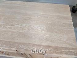 Oak Furnitureland Bevel Natural Solid Oak Large Sideboard RRP £449.99
