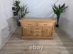 Oak Furnitureland Large Sideboard Canterbury Natural Solid Oak RRP £399.99