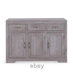 Oak Furnitureland Large Storage Sideboard Willow Grey Washed Oak RRP £445