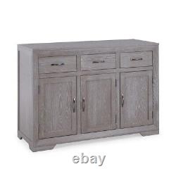 Oak Furnitureland Large Storage Sideboard Willow Grey Washed Oak RRP £445
