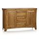Oak Furnitureland Orrick Rustic Solid Oak Large Sideboard Rrp £369.99