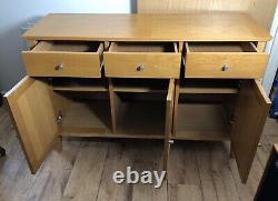 Oak Large 3 Door 3 Drawer Sideboard