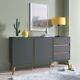 Otto Sideboard Large 2 Door With Drawer In Grey