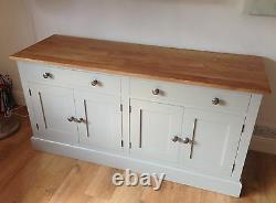 Painted Sideboard unit 2 large drawers over 4 doors