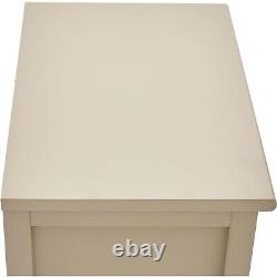 Palazzi Large 2 Drawer Bedside Table Clay