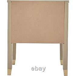 Palazzi Large 2 Drawer Bedside Table Clay