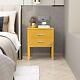 Palazzi Large 2 Drawer Bedside Table Mustard