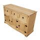 Panana Sideboard Large 3 Door 3 Drawer Mexican Solid Pine Furniture Storage Unit