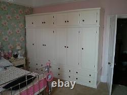 Pine Furniture Classique 6 Door 8 Drawer Ex-large Robe+ Topbox