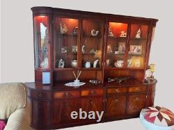 Rare & Large Grange Mahogany Style Bookcase Display Cabinet. FREE DELIVERY