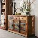Reclaimed Boat Solid Wood Large Sideboard With 3 Drawers And 3 Doors