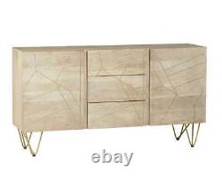 Rook Extra Large Sideboard 3 Drawers and 2 Doors