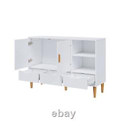 Sideboard 3 Drawer 2 Door Large Cupboard Cabinet Furniture 3 Colours