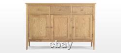 Slight Seconds Hayman Oak Large Sideboard 3 Door/3 Drawers