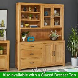 Soho Oak Large Sideboard with 3 Drawers and 2 Doors Long Cupboard Unit SC23