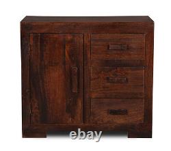 Solid Mango Wood Large Sideboard New Indian Furniture