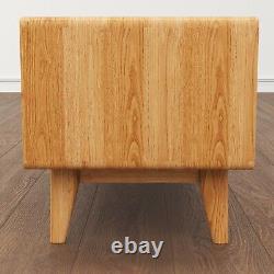 Solid Oak Large Sideboard. Low Level with Doors & Drawer. Handmade. Scandi Style