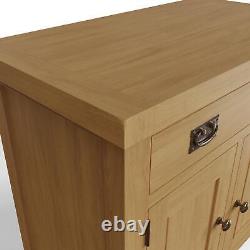 Solid Oak Sideboard Large 1 Drawer 2 Door Dining Room Furniture