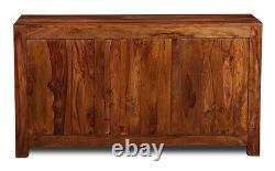 Solid Sheesham Wood Cuba Large Sideboard New Indian Furniture