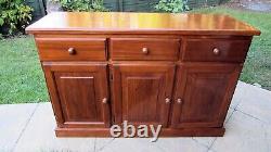 Solid Wood Large Sideboard Storage Cabinet Vintage Cupboard Chest Of Drawers