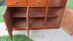 Solid Wood Large Sideboard Storage Cabinet Vintage Cupboard Chest Of Drawers