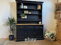 Superb Large Vintage Pine Dresser / Pine Drawers / Cupboard / Pine Sideboard