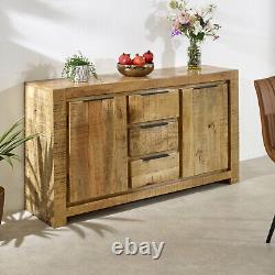 Surrey solid wood large sideboard 2 door 3 drawer