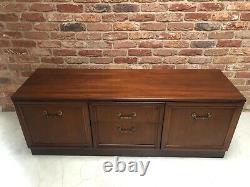 Vintage Large G-Plan Solid Teak Wood Vintage Sideboard with 2 doors & 2 drawers