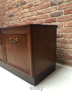 Vintage Large G-Plan Solid Teak Wood Vintage Sideboard with 2 doors & 2 drawers