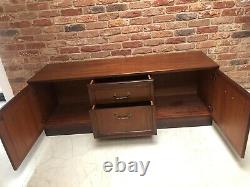 Vintage Large G-Plan Solid Teak Wood Vintage Sideboard with 2 doors & 2 drawers