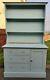 Vintage Painted Oak Welsh Dresser Green Upcycled Chic Country Large