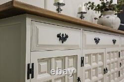 Buffet Console en Chêne Massif Jeune Toledo pour Cuisine Showhome