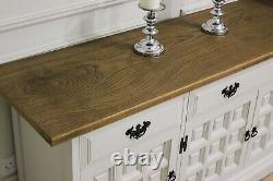 Buffet Console en Chêne Massif Jeune Toledo pour Cuisine Showhome