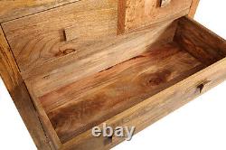 Commode de chambre en bois de manguier massif Dakota Furniture (10l)