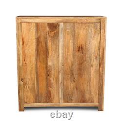 Commode de chambre en bois de manguier massif Dakota Furniture (10l)