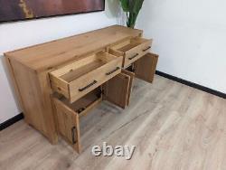 DFS Narelle Chêne Naturel Grand Buffet à 2 Tiroirs Prix de Vente au Détail £799