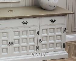 Grand Buffet en Chêne Massif Toledo pour Cuisine Console Showhome