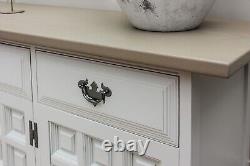 Grand Buffet en Chêne Massif Toledo pour Cuisine Console Showhome