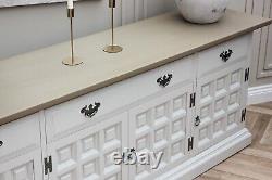 Grand Buffet en Chêne Massif Toledo pour Cuisine Console Showhome