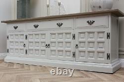 Grand Buffet en Chêne Massif Toledo pour Cuisine Console Showhome