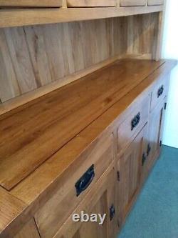 Grande commode en chêne massif Oak Furnitureland Original Rustic avec 7 tiroirs - Prix de vente recommandé de £1099.99