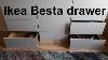 Installation De L'assemblage De Tiroirs Ikea Besta U0026