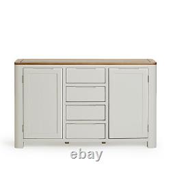 Oak Furnitureland Large Sideboard Storage Hove Natural Chêne Peint Prc 449,99 €