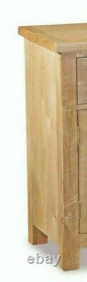 Regal Light Oak Large Sideboard / 3 Porte 3 Armoire À Tiroirs / Armoire En Bois Massif
